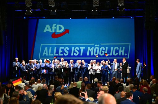 Wahparty der AfD in Magdeburg am 6. September 2026. 