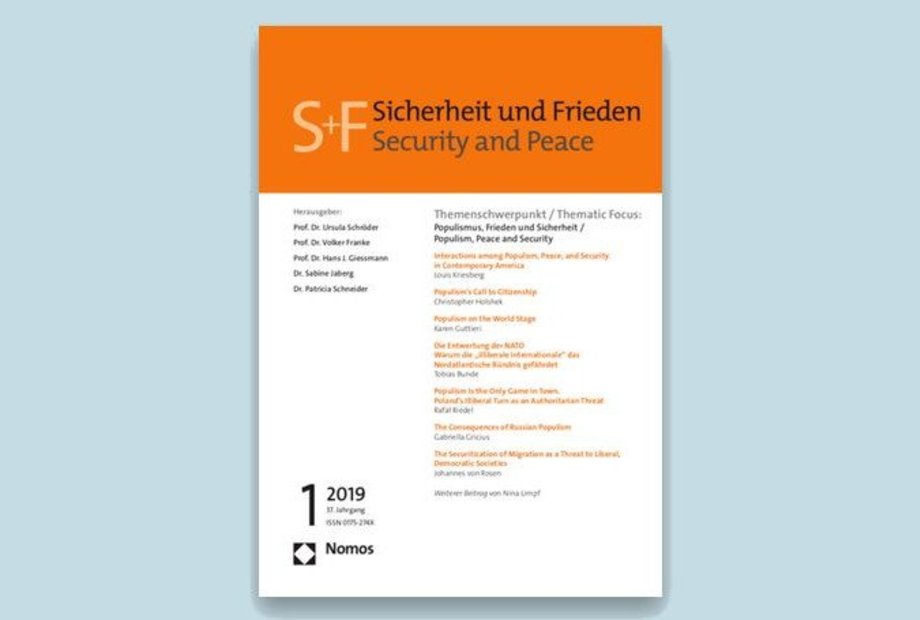 Sicherheit und Frieden, Heft 1/2019